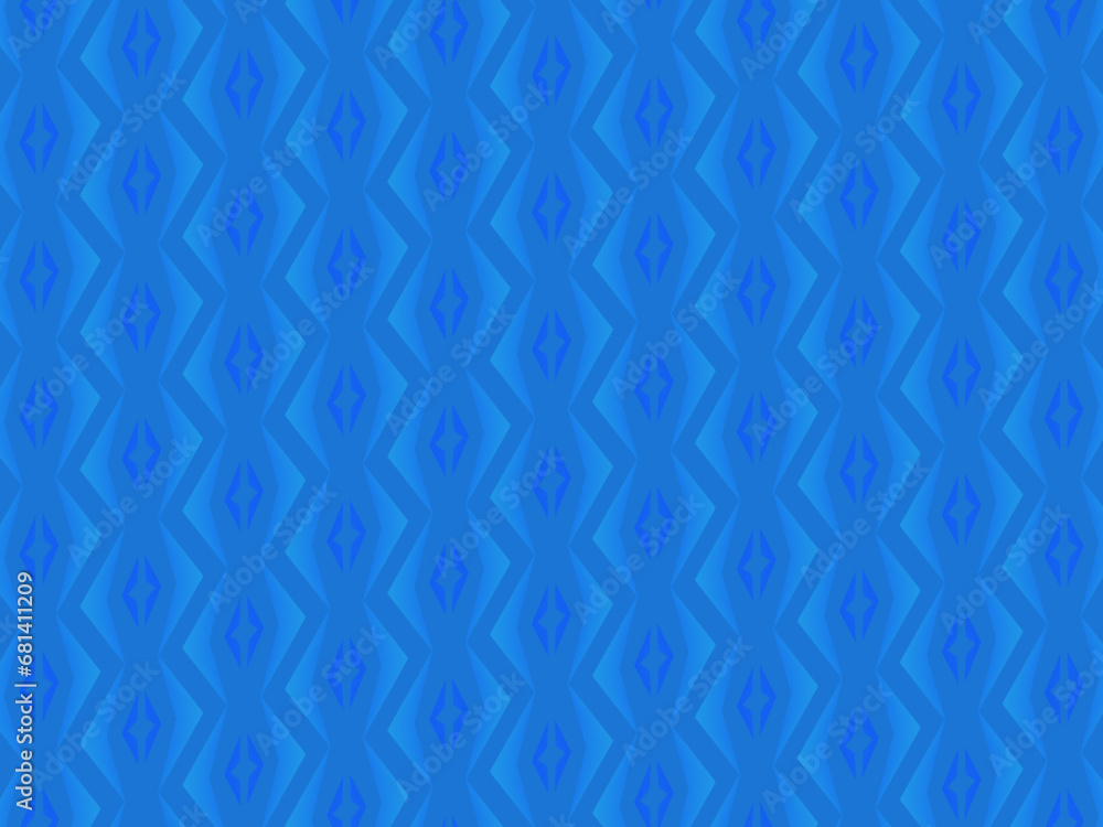 Fototapeta premium Modern blue background. Abstract background with cool seamless pattern. Gradient blue.