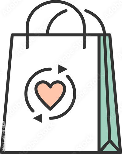 Shopping bag icon