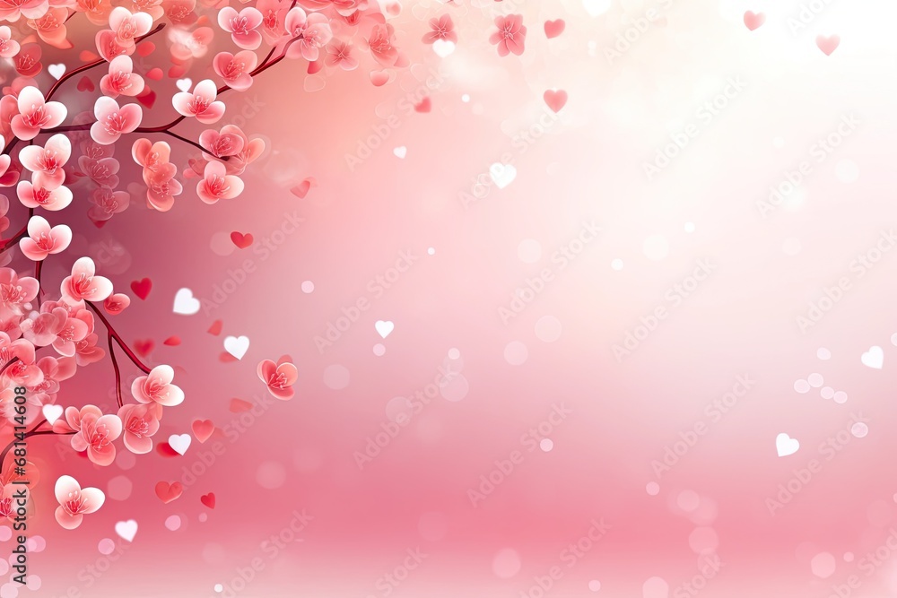 Valentine background Simple and elegant style