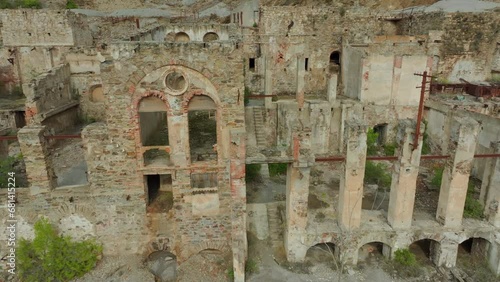 Laveria Brassey, Sardinia: fantastic aerial view over the ruins of this ancient mining located on the island of Sardinia. photo