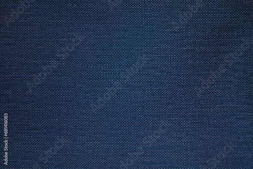 Blue textile fabric as a texture, wallpaper, background