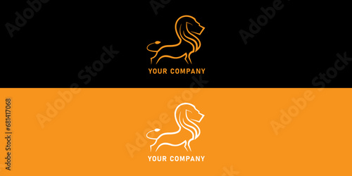Canvastavla lion king logo