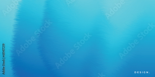 Abstract distorted blue fur background template copy space. Vibrant modern backdrop. Contemporary and simple graphic element for poster, banner, catalog, or presentation.