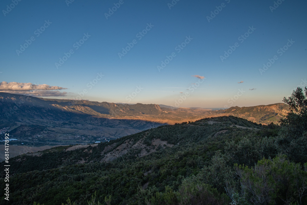 Panoramas along the paths of the Aspromonte national park.