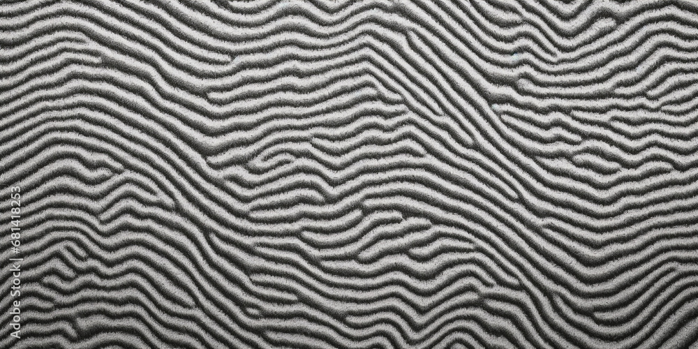 black and white striped background. Generative AI image.