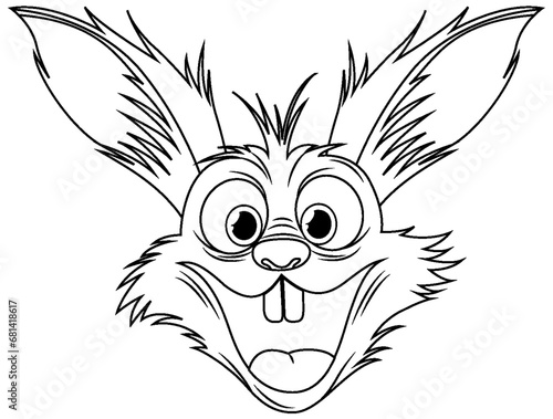 Crazy Rabbit Cartoon Freak Out