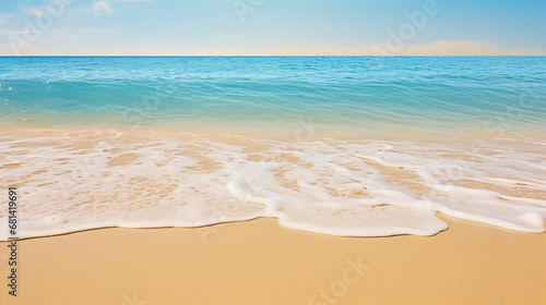 Closeup of sandy beach