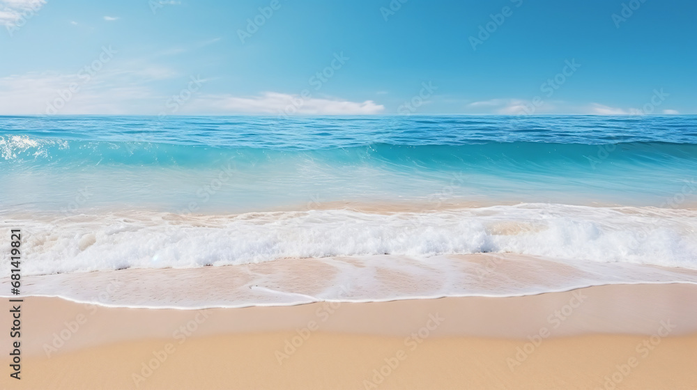 Closeup of sandy beach