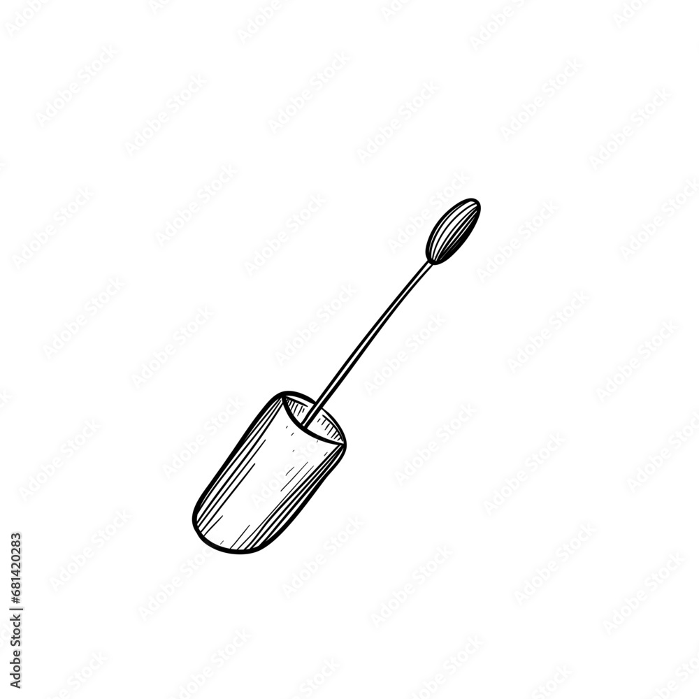 lipstic cosmetic handdrawn illustration lipstic cosmetic handdrawn illustration