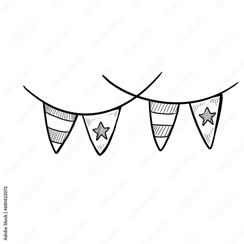 ribbon handdrawn illustration ribbon handdrawn illustration