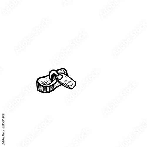 tailor equipment handdrawn illustration