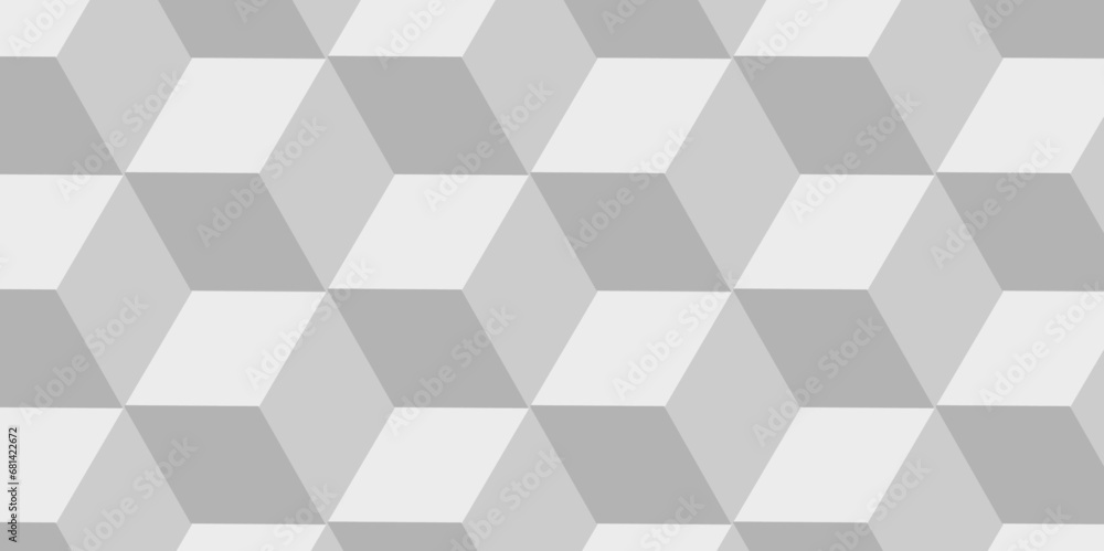 Abstract white cube triangle geometric square seamless background. Seamless blockchain technology pattern. Vector illustration pattern with blocks. Abstract geometric design print of cubes pattern. Abstract white cube triangle geometric square seamless background. Seamless blockchain technology pattern. Vector illustration pattern with blocks. Abstract geometric design print of cubes pattern.