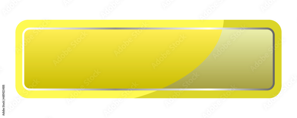 Yellow Web Glass Vector Button Yellow Web Glass Vector Button