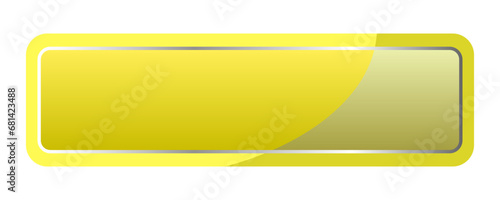 Yellow Web Glass Vector Button