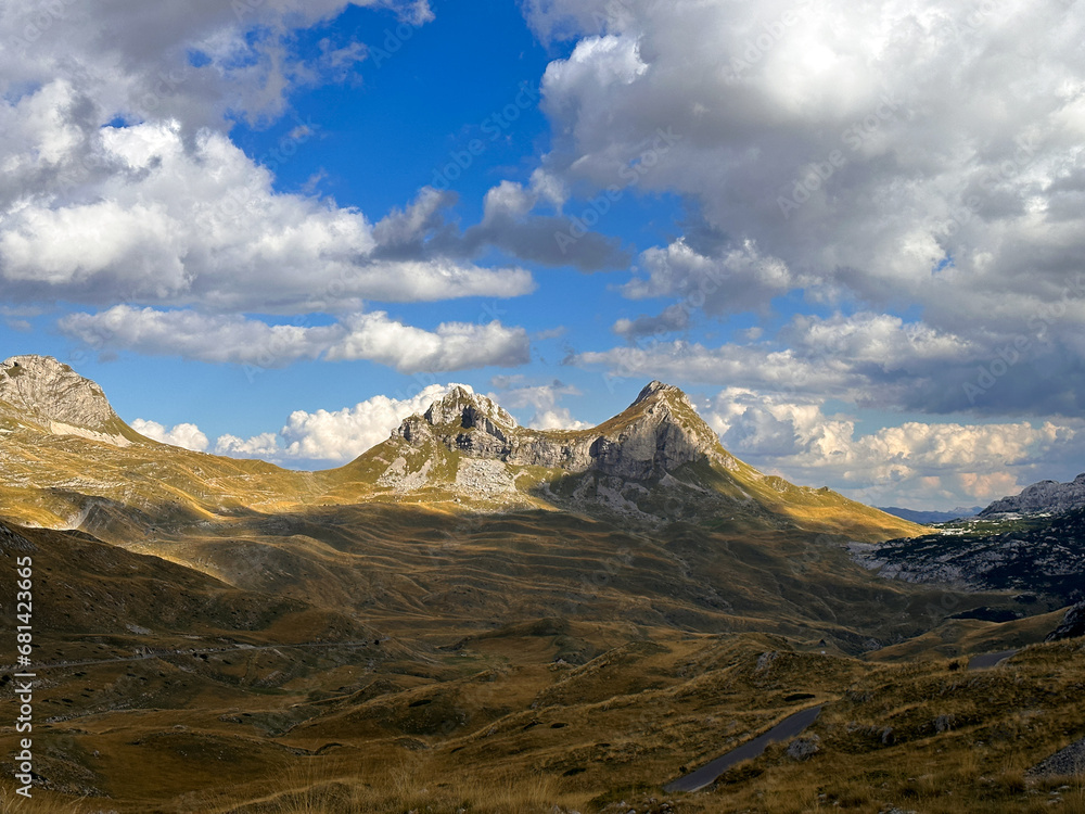 Mount Saddle in Durmitor National Park, Montenegro on a sunny day
