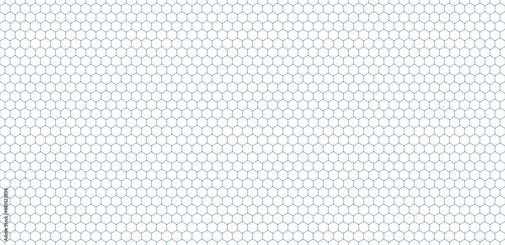 hexagon geometric pattern. seamless hex background. abstract honeycomb cell. vector illustration. design for the background flyers, ad honey, fabric, clothes, texture, textile pattern
