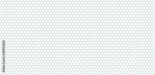 Obraz na płótnie hexagon geometric pattern. seamless hex background. abstract honeycomb cell. vector illustration. design for the background flyers, ad honey, fabric, clothes, texture, textile pattern w salonie