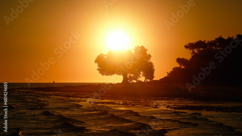 Sunset on Ifaty beach, Madagascar