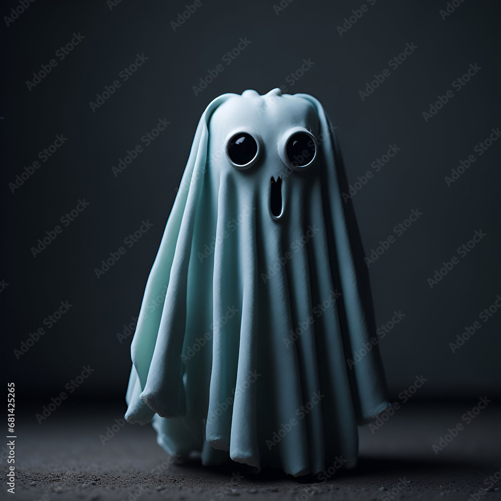 Free photo of the ghost could have a whimsical expression. Generative AI. Free photo of the ghost could have a whimsical expression. Generative AI.