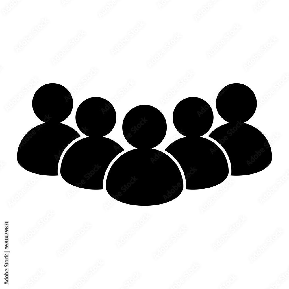 people icon vector design template illustrator on transparent background people icon vector design template illustrator on transparent background