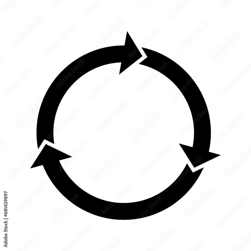 Recycle icon vector design template illustrator with transparent background Recycle icon vector design template illustrator with transparent background