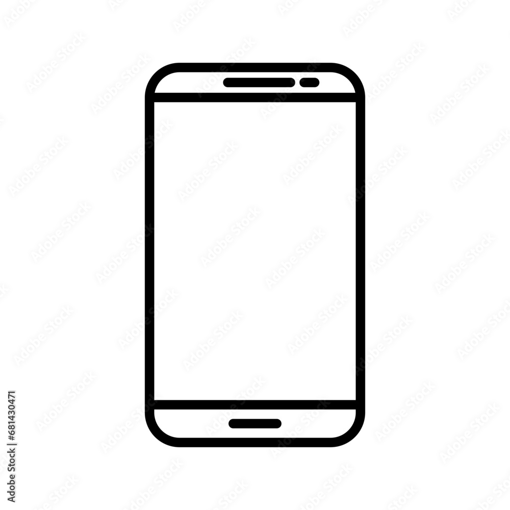 phone icon vector design template illustrator on transparent background phone icon vector design template illustrator on transparent background
