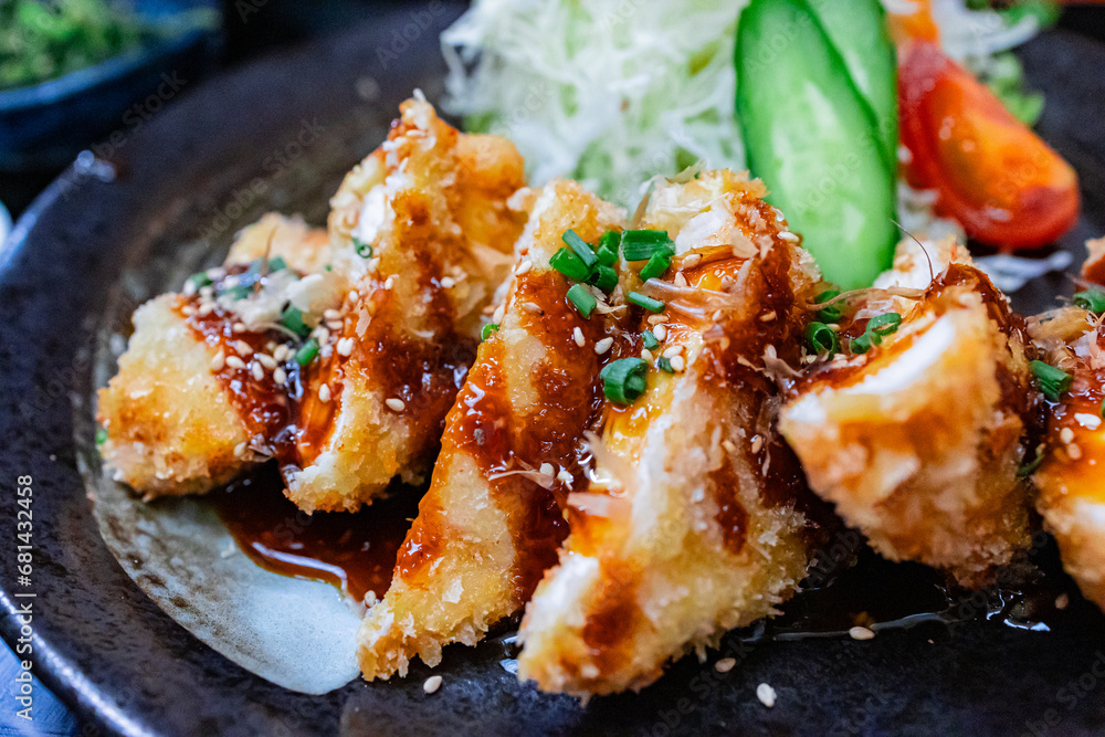 手作りチキンカツ定食 手作りチキンカツ定食