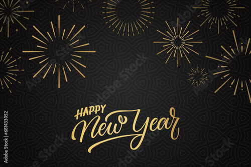 Christmas happy new year background and Christmas decoration vector collection