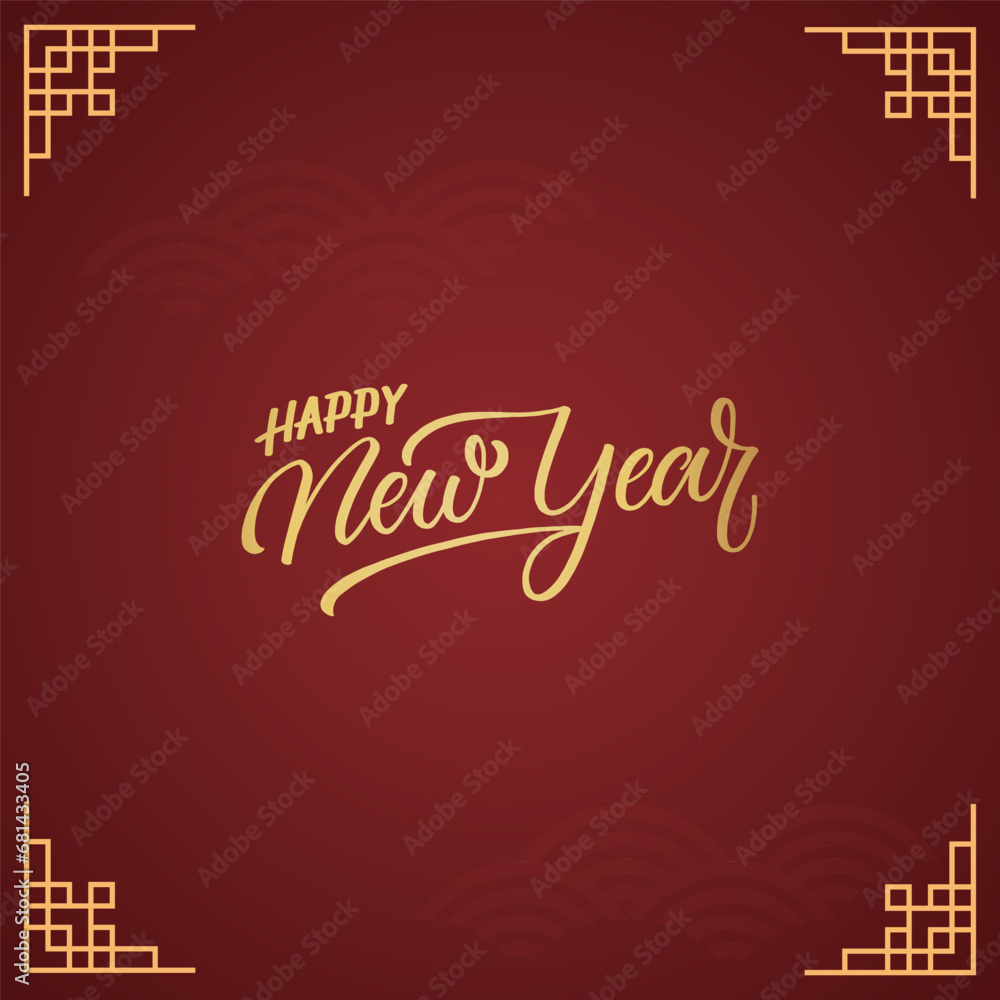 Christmas happy new year background and Christmas decoration vector collection