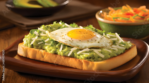 Delicious sandwich with eggs