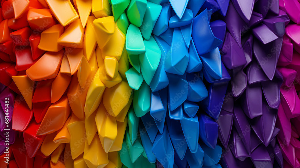 Abstract pattern of rainbow colors Abstract pattern of rainbow colors
