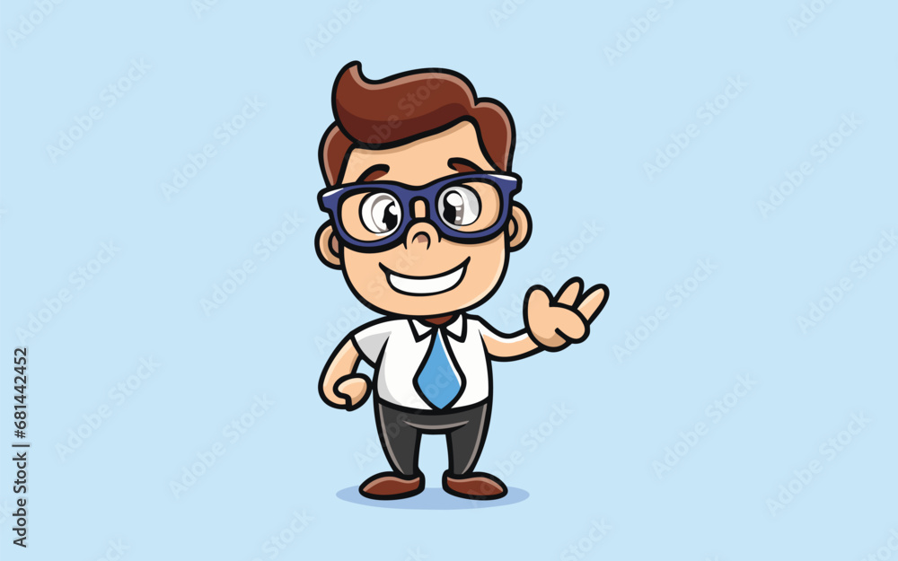 character of a person with a smile vector illustration character of a person with a smile vector illustration