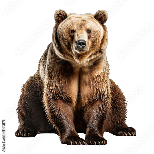 Bear Isolated on Transparent or White Background, PNG © Custom Media