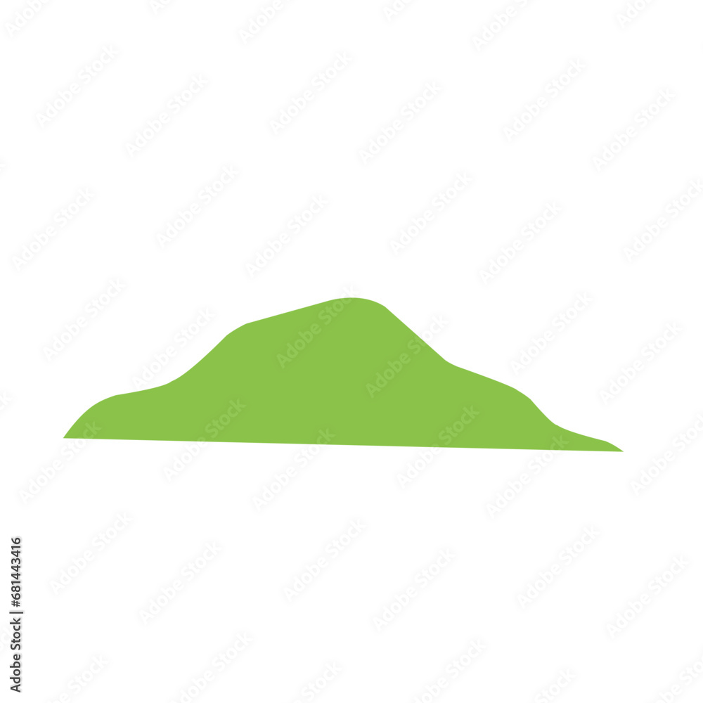 Green hill vector 