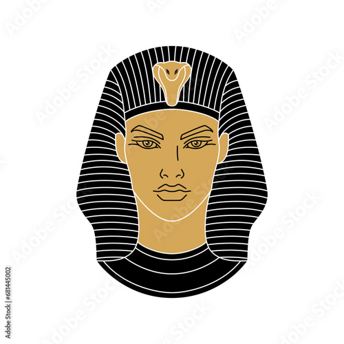 Tutankhamen pharaoh of ancient Egypt.