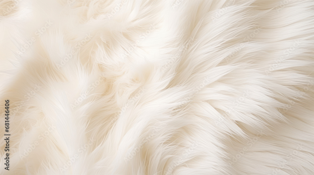 White fur texture background White fur texture background
