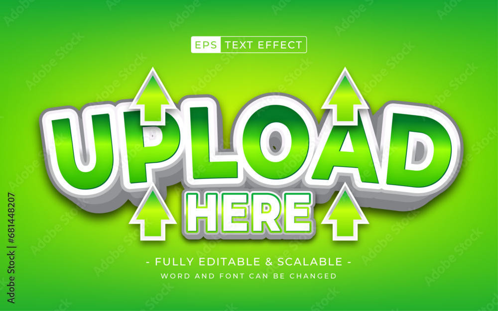Upload editable text effect - Upload here Upload editable text effect - Upload here