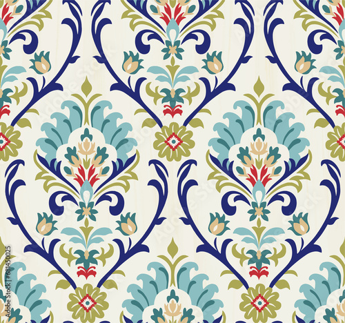 seamless pattern with flowers