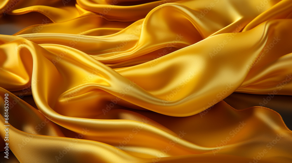 Obraz premium golden silk background HD 8K wallpaper Stock Photographic Image 