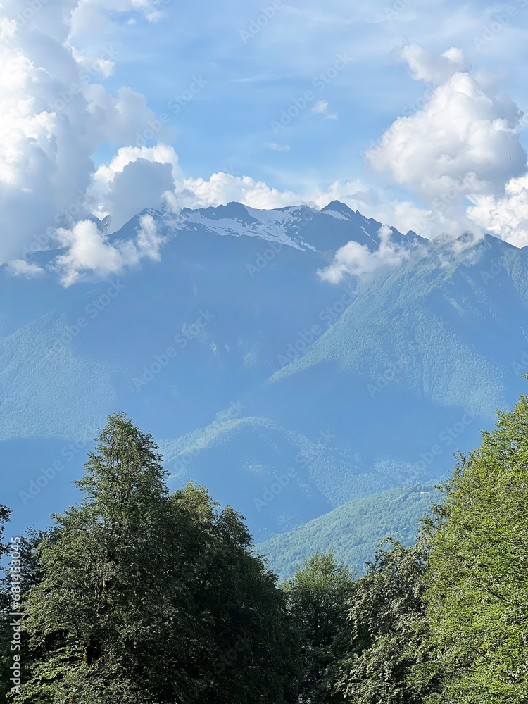 mountain walk on a sunny summer day mountain walk on a sunny summer day
