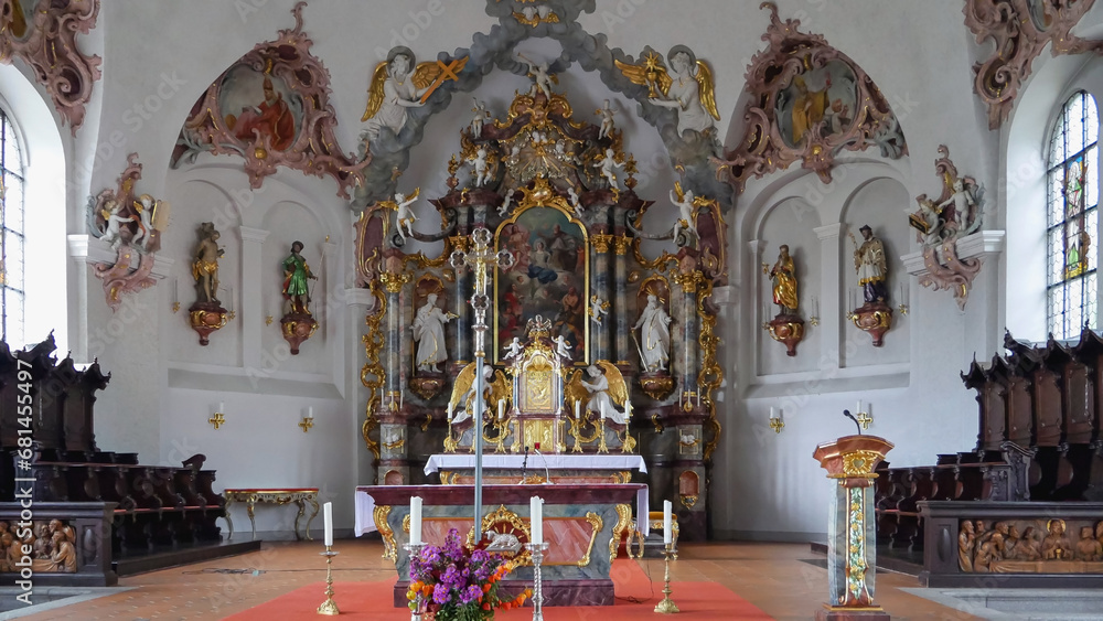 Kirchenschiff im Schwarzwald, Germany