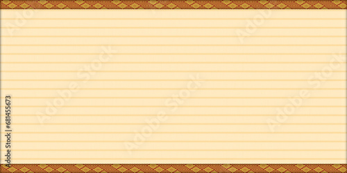 畳のパターンイラスト。ベクターデータの畳表と畳縁の柄はシームレスパターンとして登録されています