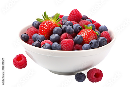 Sweet Berry Melody Bowl Isolated on a transparent background