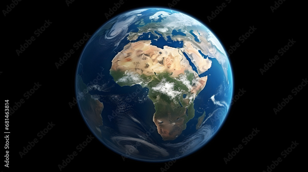 earth planet isolated on black background earth planet isolated on black background