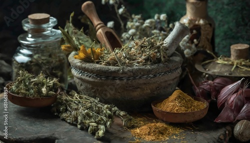 Traditional medicinal herbs. Herbal medicine