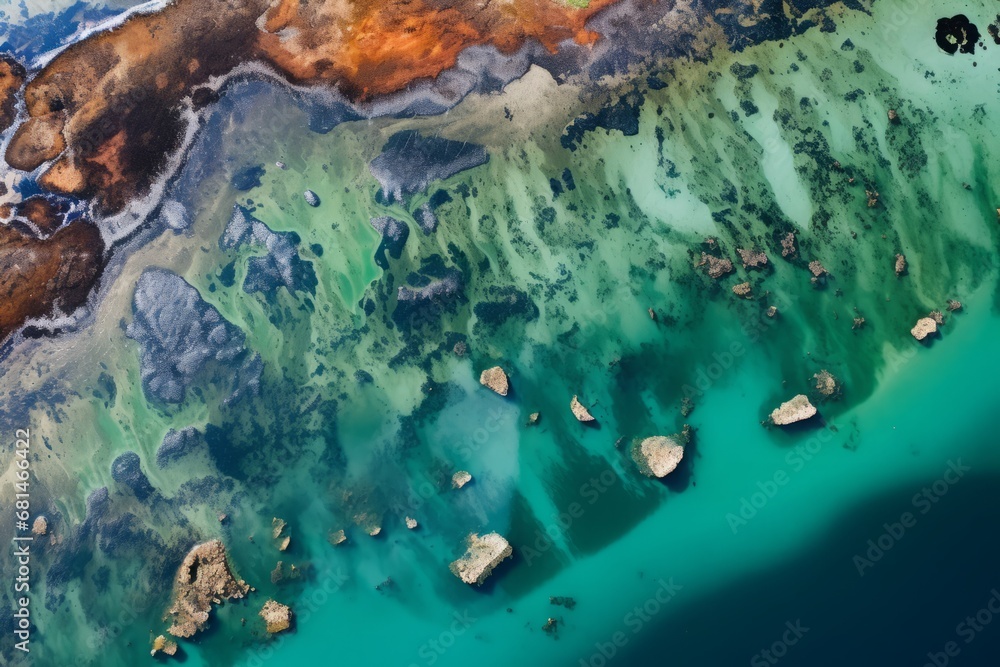 aerial-views-of-expansive-water-surfaces-covered-with-a-layer-of-oil
