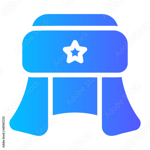 ushanka gradient icon