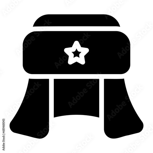 ushanka glyph icon