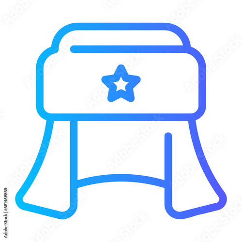ushanka gradient icon