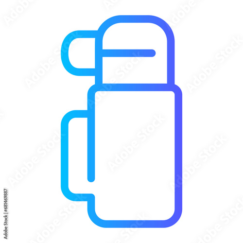 thermo flask gradient icon